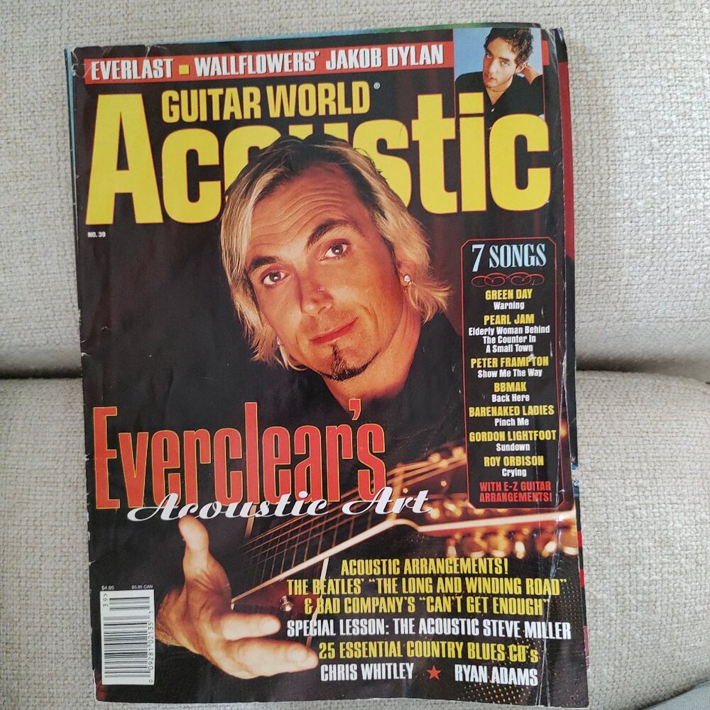 Guitar world acoustic Everclear acoustic art No. 39